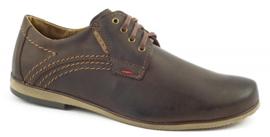 Sapatos de couro masculino 292GT marrom 2