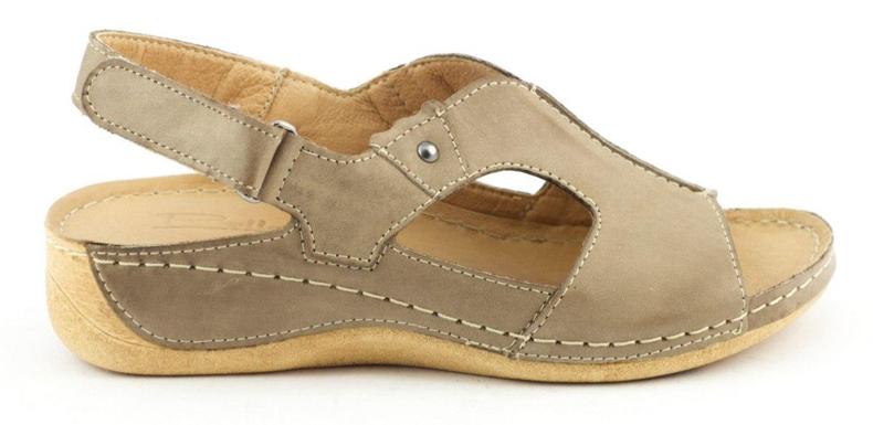 Pollonus Sandálias femininas 5774 cappuccino bege 1