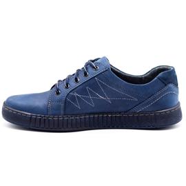 Polbut Sapatos masculinos casuais J66 azul marinho azul-marinho 2