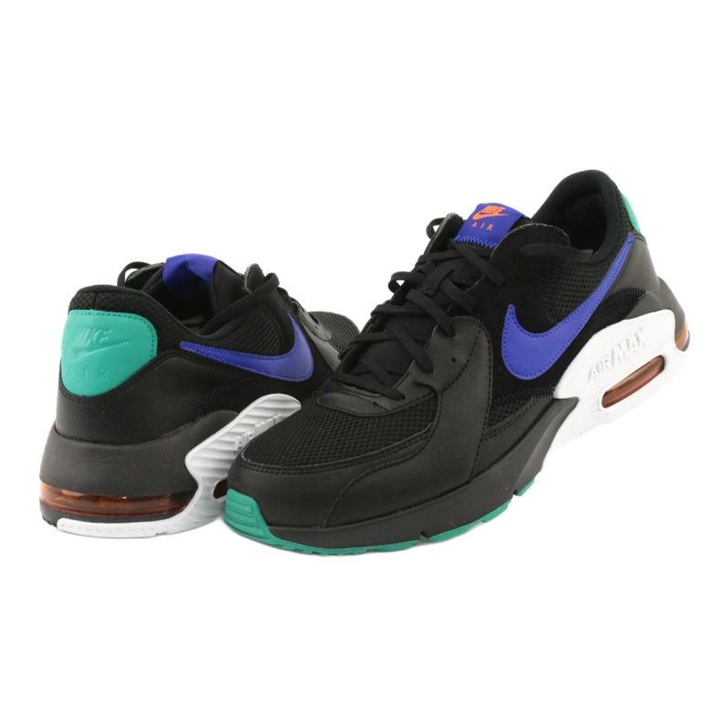 Sapata Nike Air Max Excee M CD4165-002 preto roxo verde 4