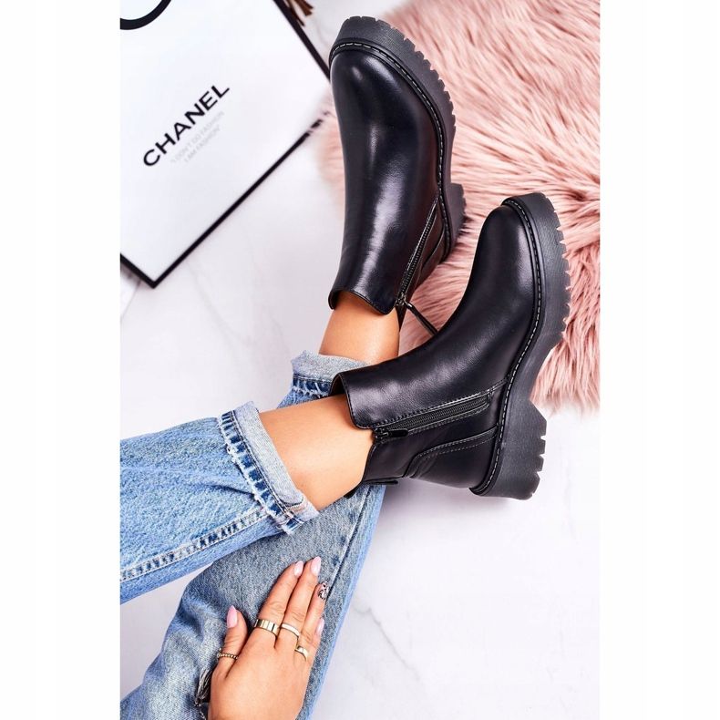 J.STAR But Botas quentes femininas com sola de borracha caminhada na lua negra preto 3 J.STAR But Botas quentes femininas com sola de borracha caminhada na lua negra preto 3