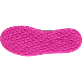 Sapatos infantis Adidas Vs Switch 2 K cinza-rosa FV5653 1