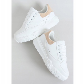 Tênis feminino branco VL124P bege 1