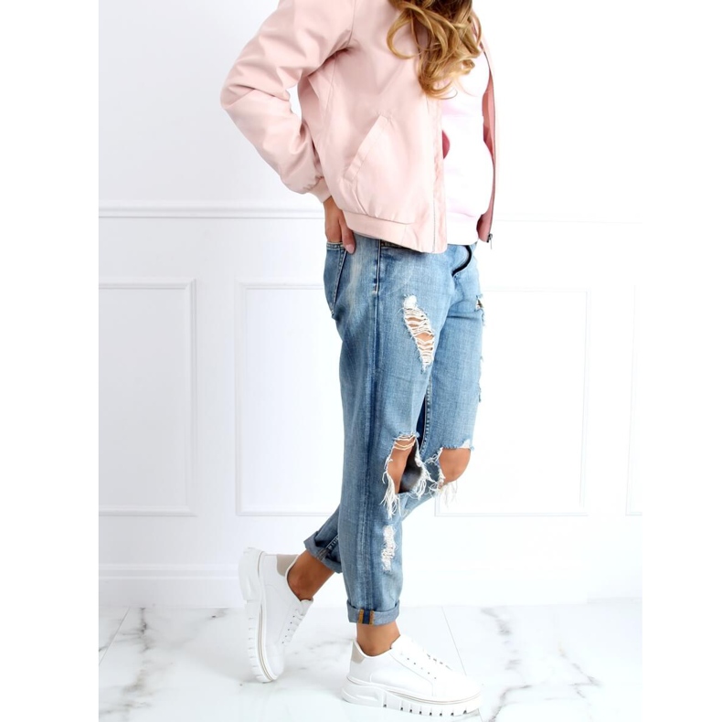 Tênis de sola alta bege NB382P branco 2