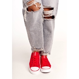 Tênis feminino baixo Big Star vermelho DD274339 1