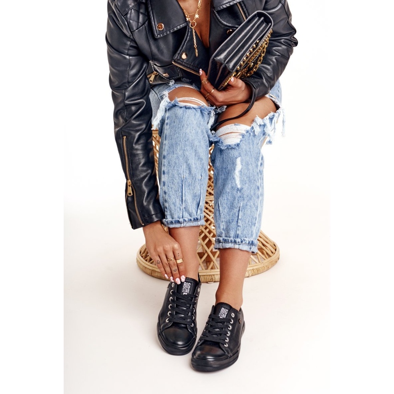 Tênis feminino Big Star Preto V274871 1