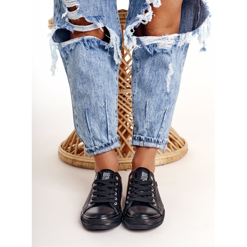 Tênis feminino Big Star Preto V274871 2