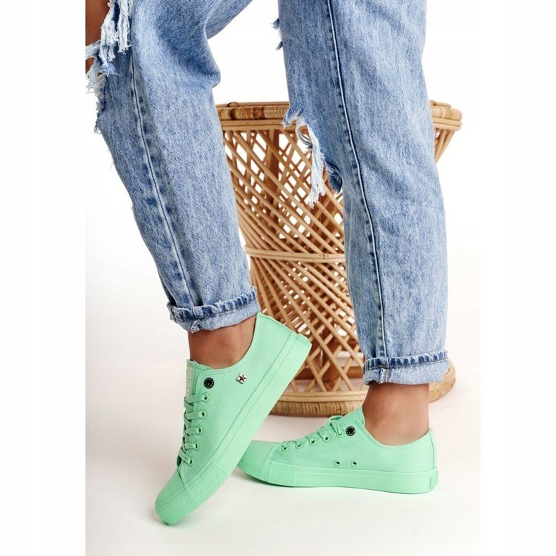 Tênis feminino Big Star Green AA274030 verde 1