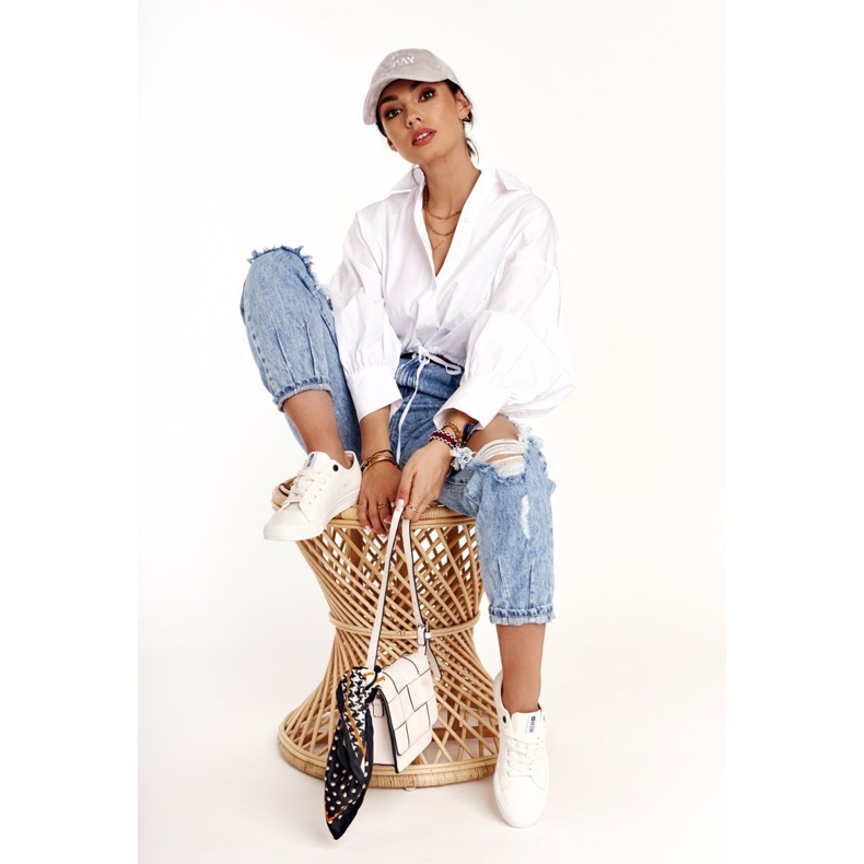 Tênis feminino Big Star White DD274451 branco 1