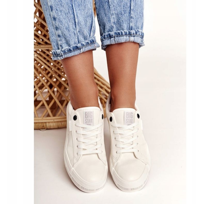 Tênis feminino Big Star White Snake GG274194 branco 1