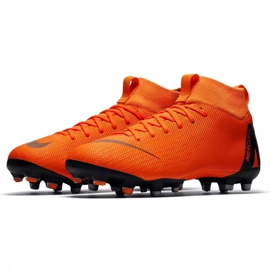 Chuteiras Nike Mercurial Superfly 6 Academy Gs Mg Jr AH7337-810 laranja 3