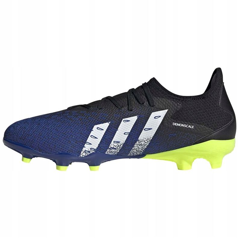 Botas de futebol adidas Predator Freak.3 L Fg azul marinho-preto-verde FY0615 1