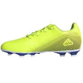 Chuteiras Adidas X Ghosted.4 FxG Jr FW6933 multicolorido amarelo 1