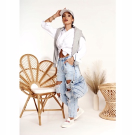 Tênis feminino slip-on Big Star FF274219 branco 1