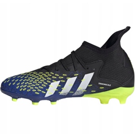 Chuteiras Adidas Predator Freak.3 Fg Jr FY0613 branco, preto, real preto 1