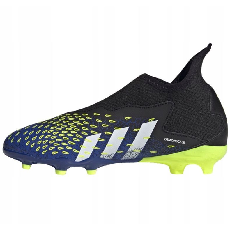 Chuteiras Adidas Predator Freak.3 Ll Fg Jr FY0618 branco, preto, real preto 1 Chuteiras Adidas Predator Freak.3 Ll Fg Jr FY0618 branco, preto, real preto 1