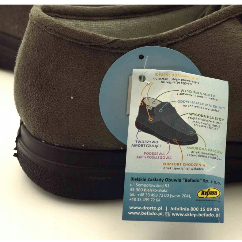 Sapatos de saúde masculinos Dr.Orto Befado 871M006 cinza 4