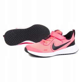 Tênis Nike Revolution 5 Psv Jr BQ5672-602 branco rosa 1