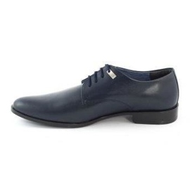 Sapatos masculinos formais 090 azul marinho azul-marinho 1