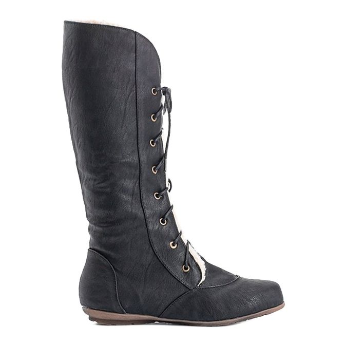 Botas rasas pretas com isolamento 3011-31 preto 1 Botas rasas pretas com isolamento 3011-31 preto 1