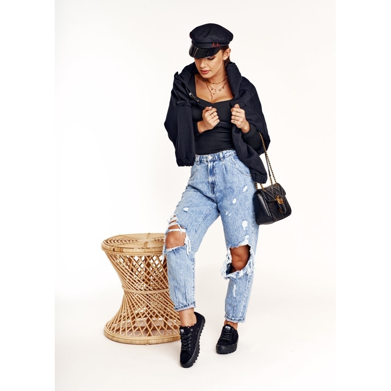 Tênis feminino Big Star FF274248 preto 2