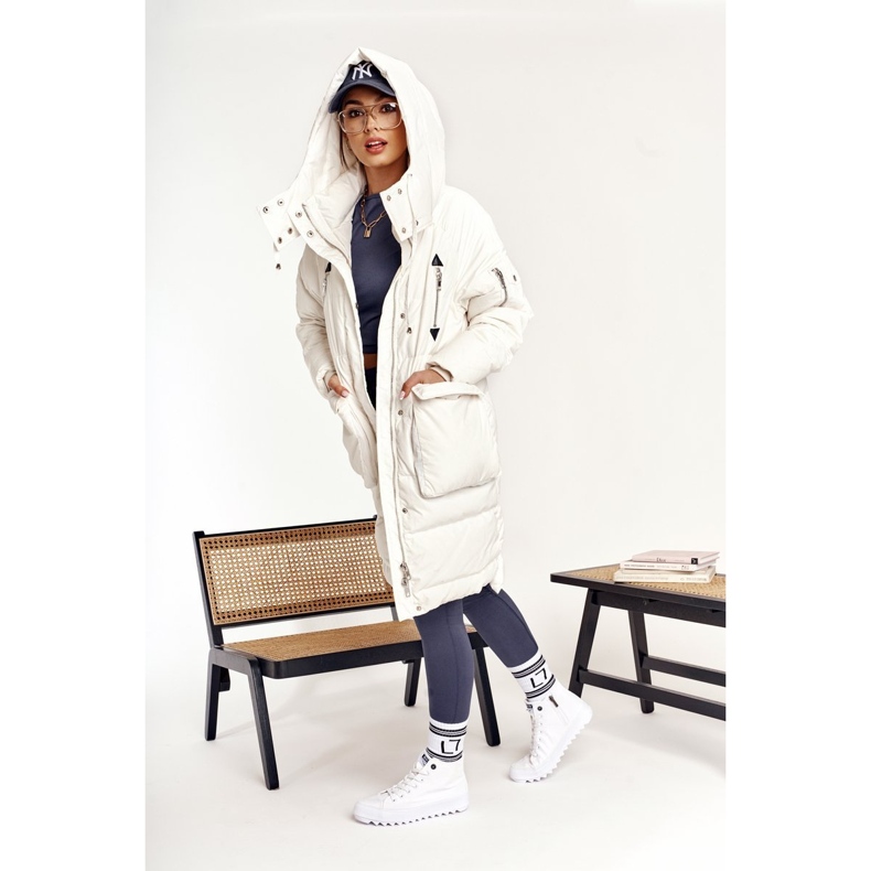 Tênis alto feminino Big Star FF274241 branco 1