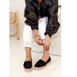 PS1 Alpercatas femininas com plataforma de palha Black Febi preto 1 PS1 Alpercatas femininas com plataforma de palha Black Febi preto 1