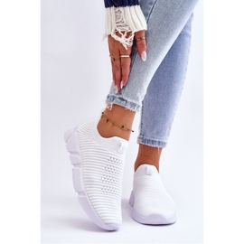 Calçados esportivos femininos com deslizamento Big Star DD274460 branco 1