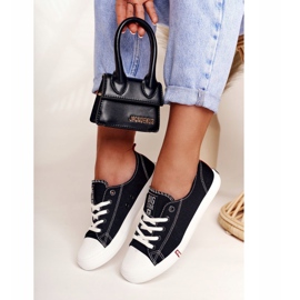 Tênis feminino Big Star FF274085 preto e vermelho 2