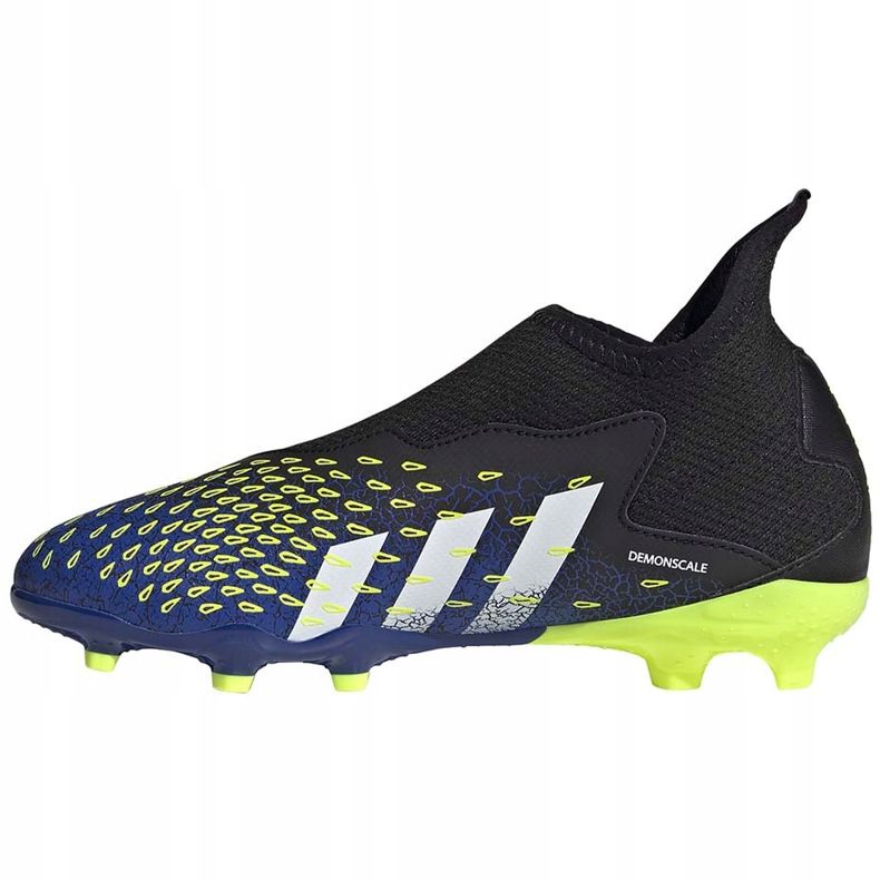 Chuteiras adidas Predator Freak.3 Ll Fg preto-verde-azul marinho Junior FY0618 1