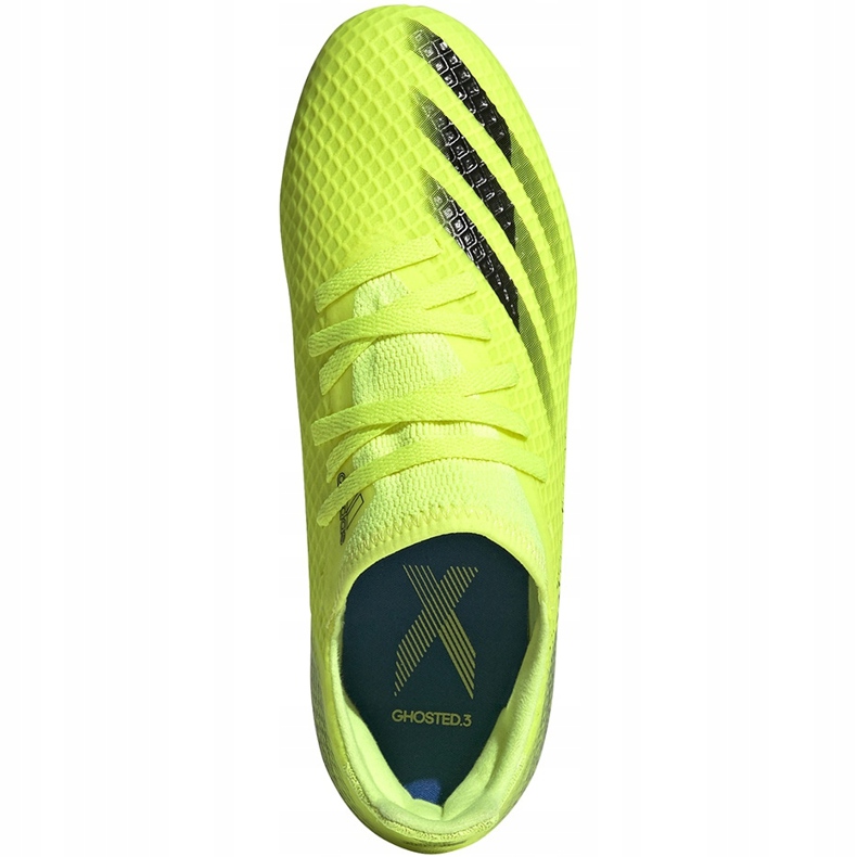 Chuteiras Adidas X Ghosted.3 Fg Junior amarelo-preto FW6934 1