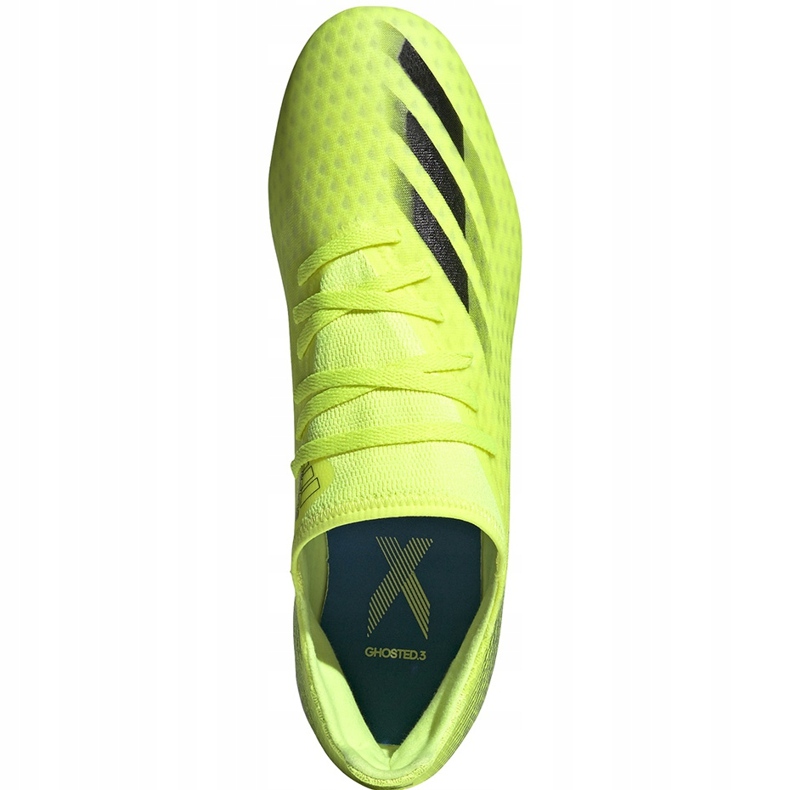 Chuteiras Adidas X Ghosted.3 Fg amarelo-pretas FW6948 1