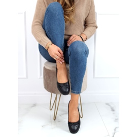 Bailarinas femininas negras YSD826 Black preto 2