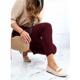 Mocassins Bege com corrente LL-237P Bege 2 Mocassins Bege com corrente LL-237P Bege 2