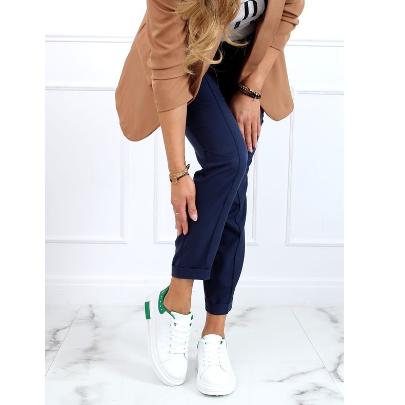 Tênis feminino branco e verde SC36 BRANCO / VERDE 2