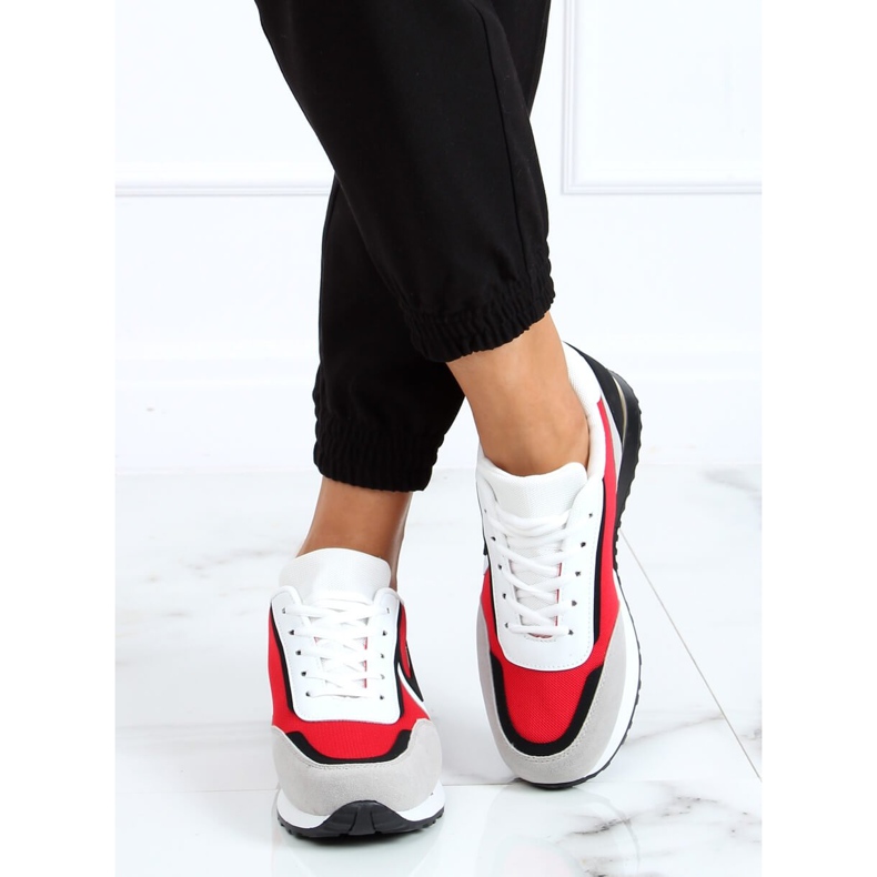 Tênis esportivos multicolor VL121P vermelho multicolorido 2