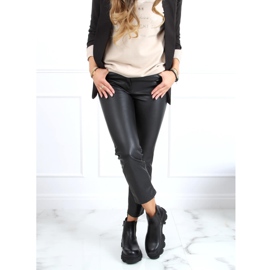 Botas pretas Chelsea com sola alta pretas 888-52 pretas preto 1