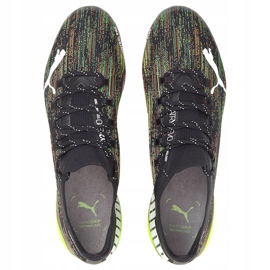 Chuteiras Puma Ultra 1.2 Fg Ag preto-verde-vermelho 106299 02 1