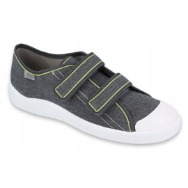 Sapatos juvenis Befado 124Q006 cinza verde 1