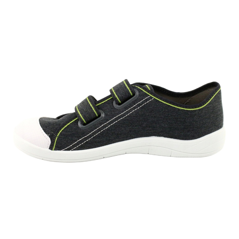 Sapatos juvenis Befado 124Q006 cinza verde 2