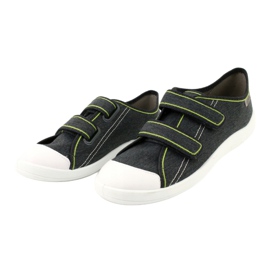 Sapatos juvenis Befado 124Q006 cinza verde 3