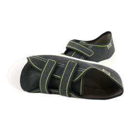 Sapatos juvenis Befado 124Q006 cinza verde 5
