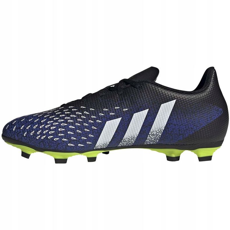 Chuteiras adidas Predator Freak.4 FxG azul marinho preto FY0625 preto, azul marinho 1