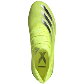 Chuteiras Adidas X Ghosted.1 Fg Junior amarelo-preto FW6955 amarelo, preto 1