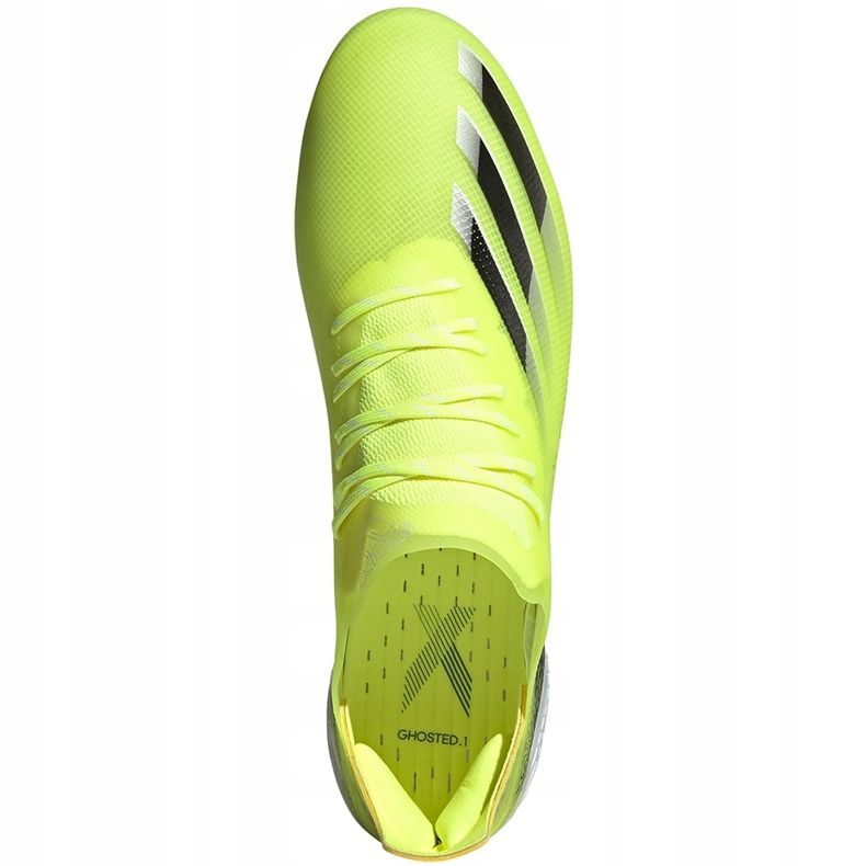 Chuteiras Adidas X Ghosted.1 Fg amarelo-pretas FW6898 amarelo, preto 1