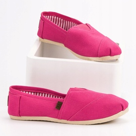 SHELOVET Slipons rosa clássicos 1