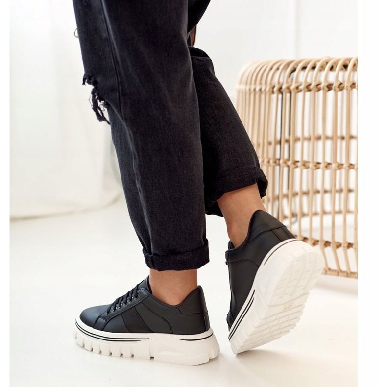 PS1 Tênis feminino na plataforma Black Riri preto 1