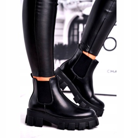 SEA Botas femininas Botas Jodhpur Morie Black preto 2