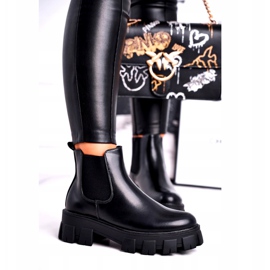 SEA Botas femininas Botas Jodhpur Morie Black preto 1