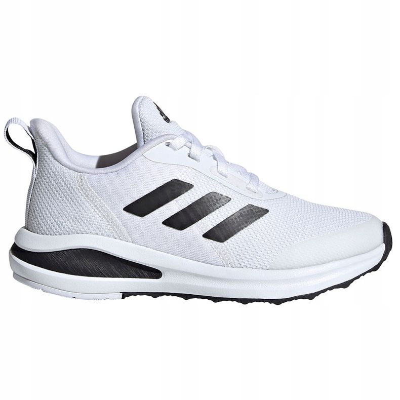 Sapatos infantis Adidas FortaRun K branco e preto FW2576 1